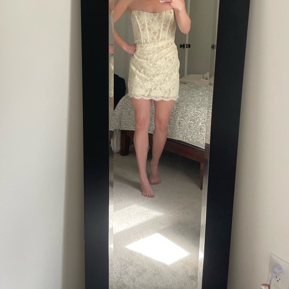 NBD Belladonna Mini Dress in Ivory - REVOLVE - Picture 4 of 4